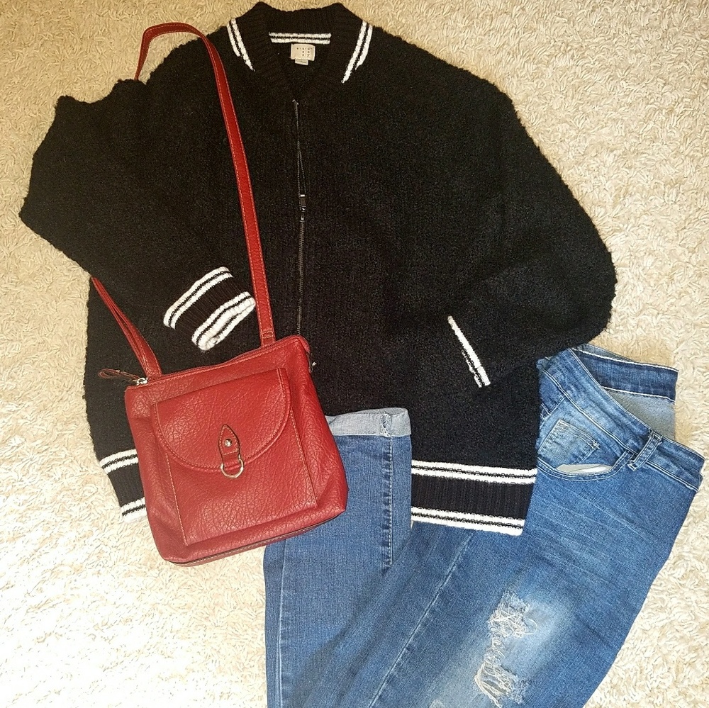 Cool, casual zip up sweater